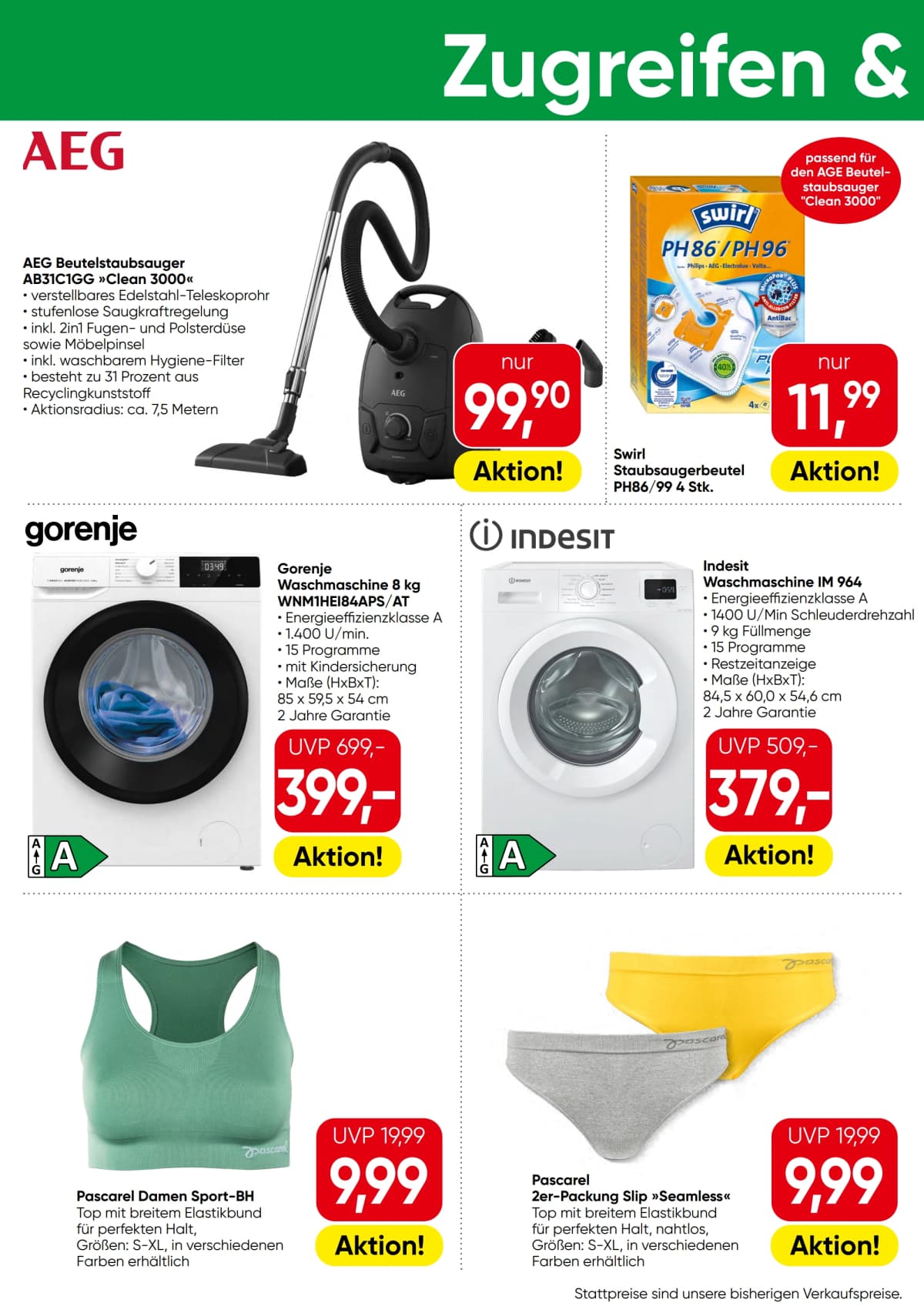 Seite 18 des Eurospar Flugblatts – Aktuelle Angebote