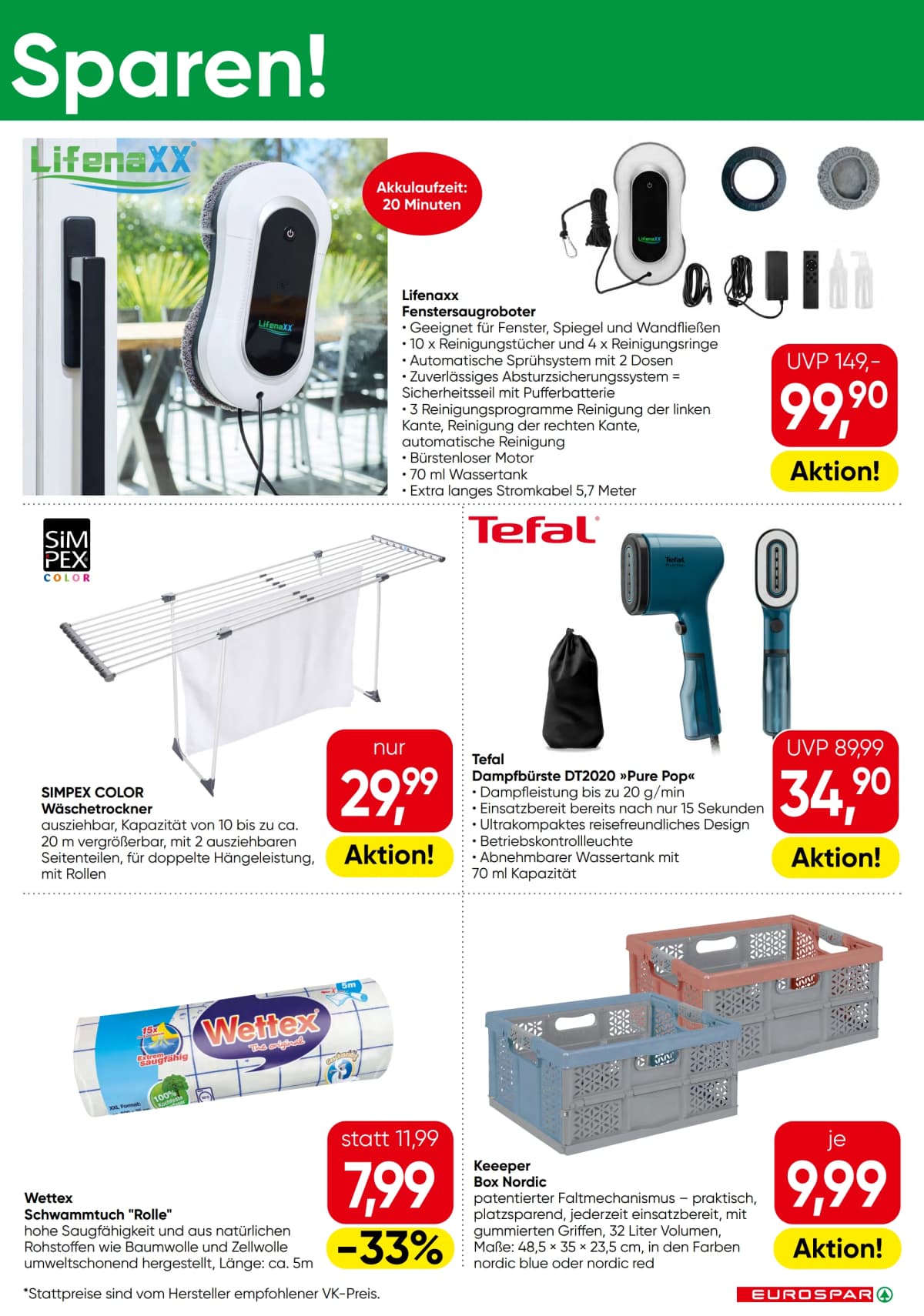 Seite 19 des Eurospar Flugblatts – Aktuelle Angebote