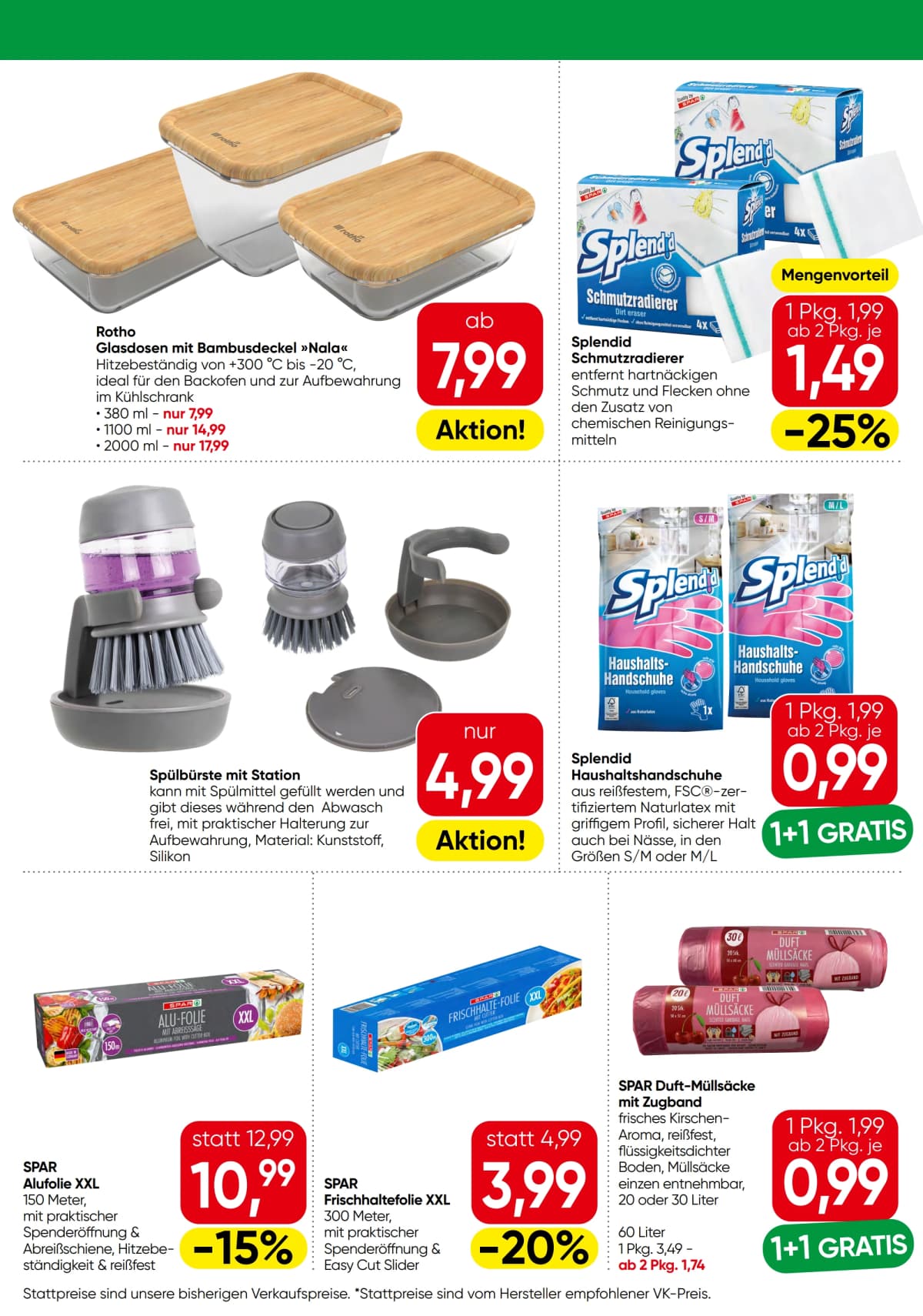 Seite 20 des Eurospar Flugblatts – Aktuelle Angebote