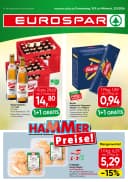 Titelblatt des Eurospar Prospekts Aktuelle Angebote
