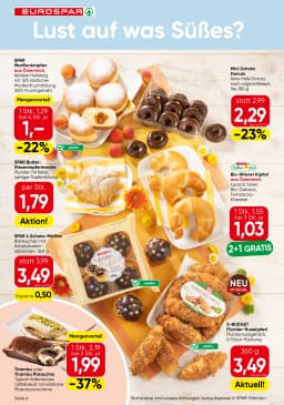 Seite 6 des Eurospar Prospekts Aktuelle Angebote