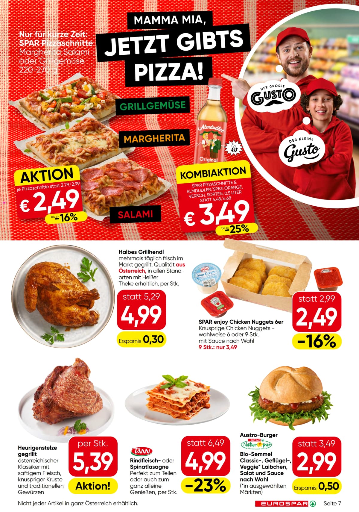 Seite 7 des Eurospar Flugblatts – Aktuelle Angebote