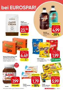 Seite 5 des Eurospar Prospekts Aktuelle Angebote