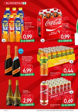 Seite 8 des Eurospar Prospekts Aktuelle Angebote