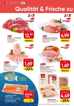 Seite 4 des Eurospar Prospekts Aktuelle Angebote