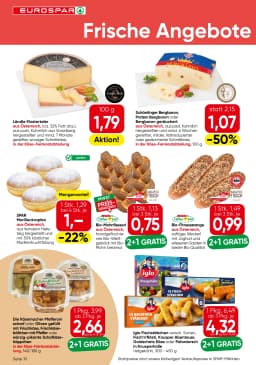 Seite 10 des Eurospar Prospekts Aktuelle Angebote