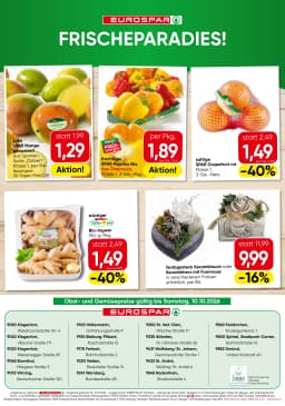 Seite 16 des Eurospar Prospekts Aktuelle Angebote