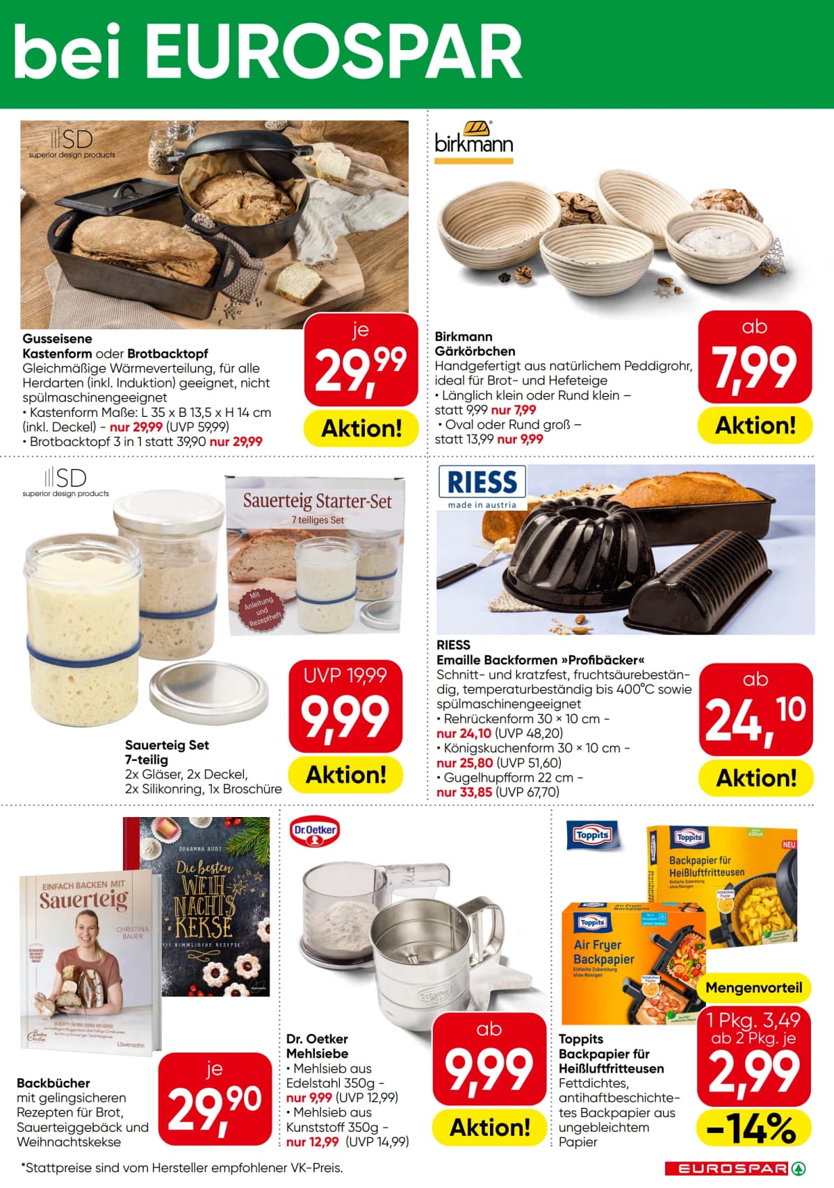 Seite 19 des Eurospar Flugblatts – Aktuelle Angebote