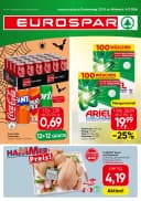 Titelblatt des Eurospar Prospekts Aktuelle Angebote