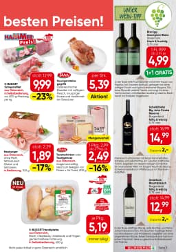 Seite 3 des Eurospar Prospekts Aktuelle Angebote
