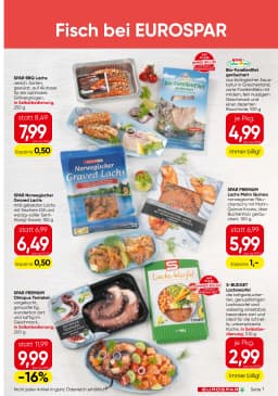 Seite 7 des Eurospar Prospekts Aktuelle Angebote