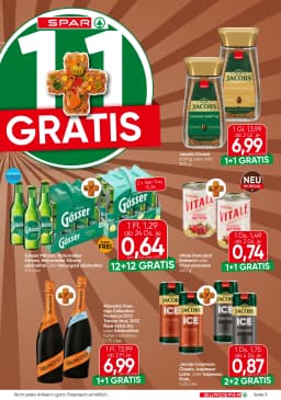 Seite 9 des Eurospar Prospekts Aktuelle Angebote