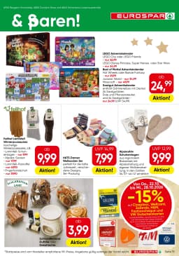 Seite 15 des Eurospar Prospekts Aktuelle Angebote
