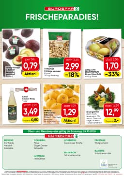 Seite 16 des Eurospar Prospekts Aktuelle Angebote