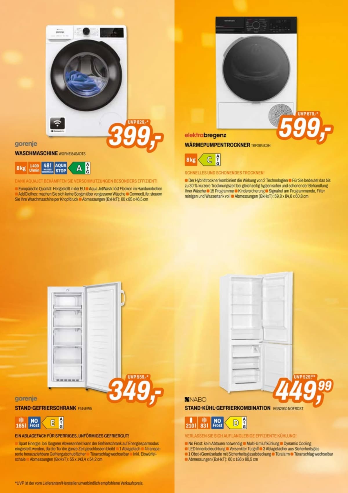 Seite 8 des Expert Flugblatts – Aktuelle Angebote
