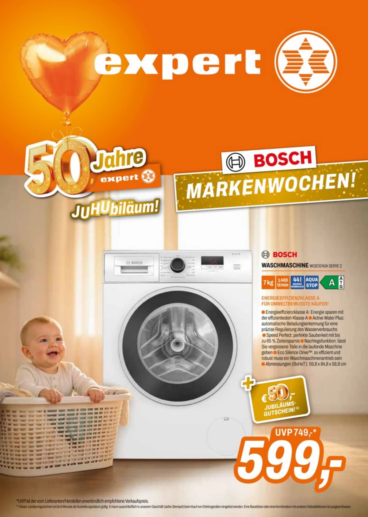 Titelblatt des Expert Prospekts Unser Flugblatt