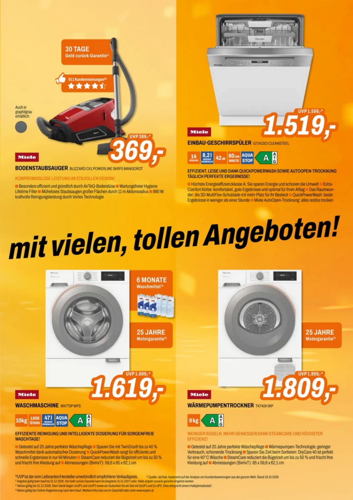 Seite 11 des Expert Flugblatts – Aktionen