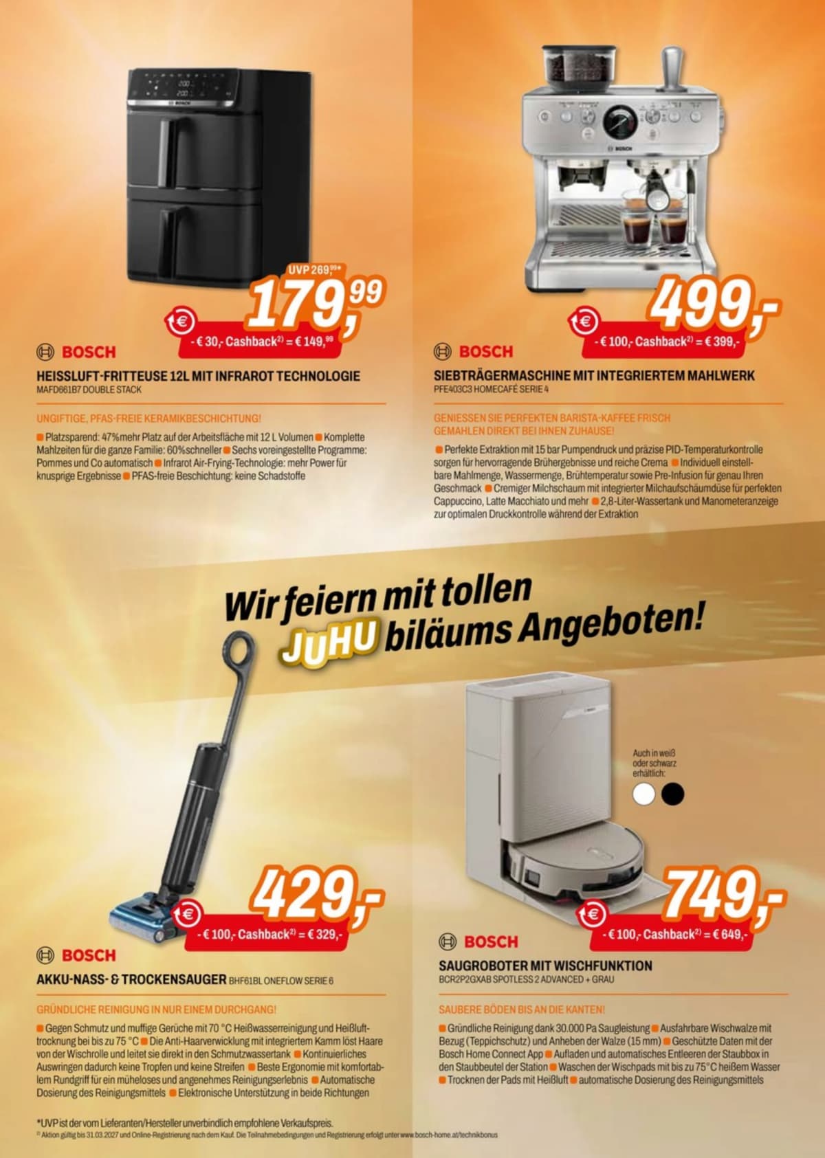 Seite 7 des Expert Flugblatts – Aktionen
