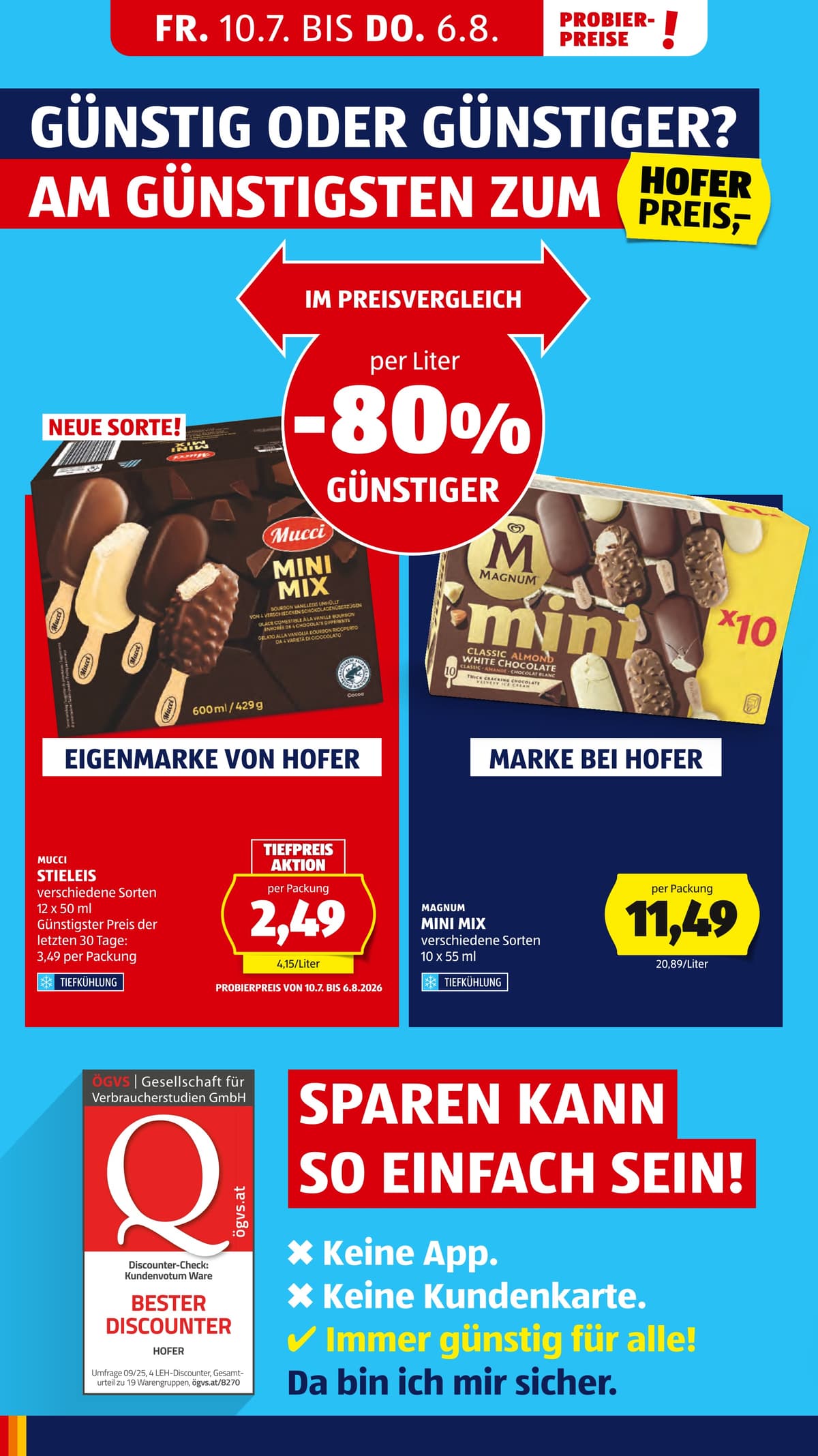 Seite 24 des Hofer Flugblatts – Wochenangebote ab 31.07.2026