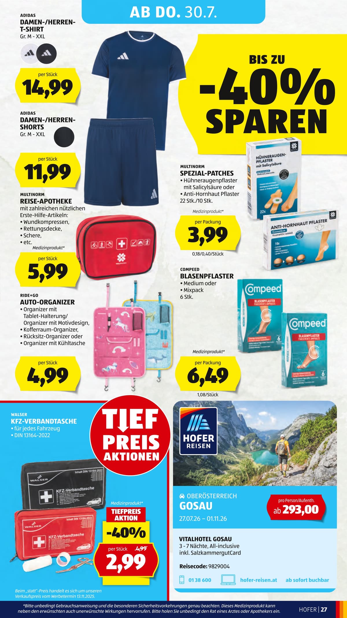 Seite 37 des Hofer Flugblatts – Wochenangebote ab 31.07.2026