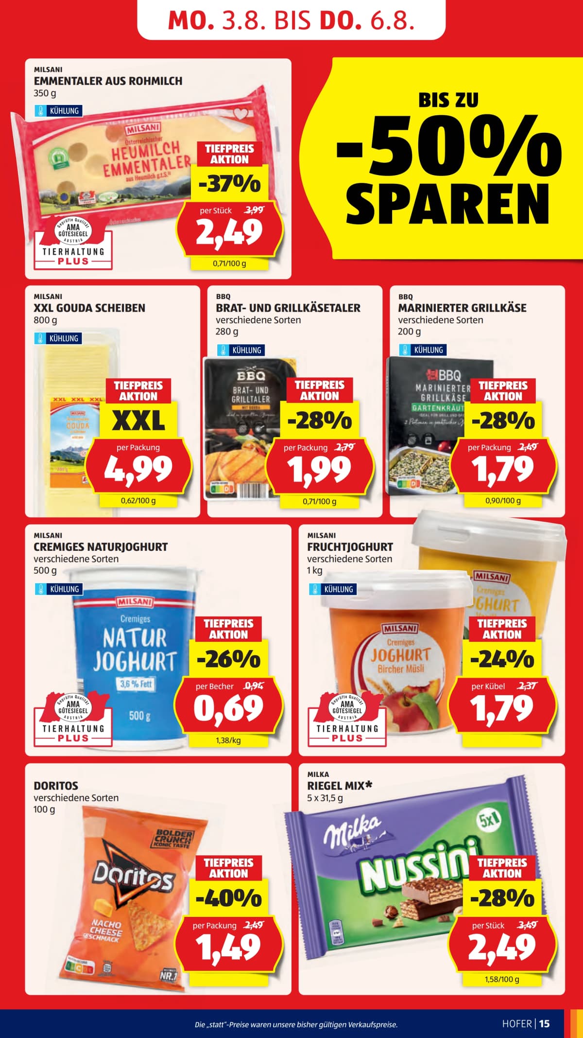 Seite 21 des Hofer Flugblatts – Aktuelle Angebote ab 31.07.2026