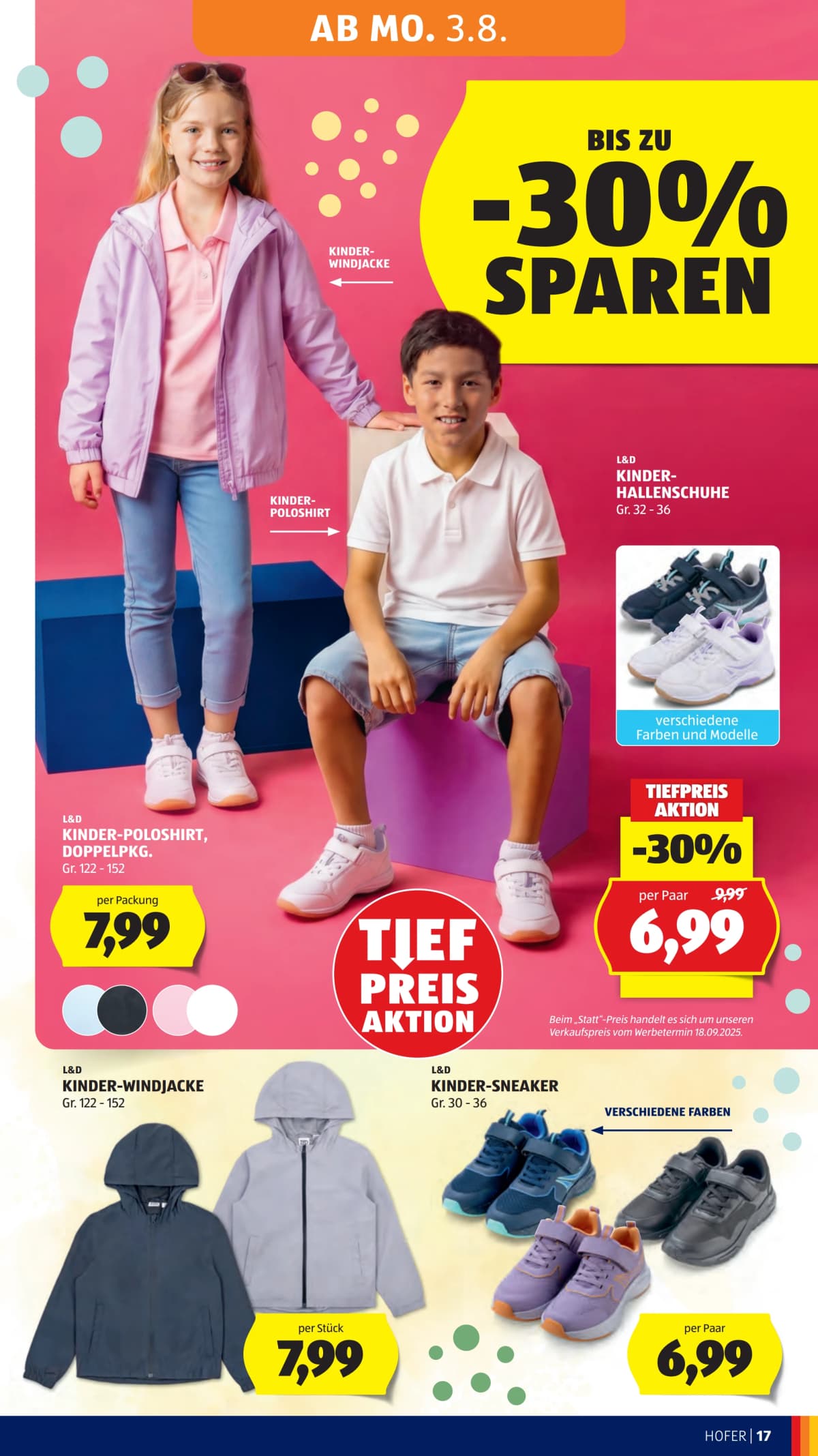 Seite 25 des Hofer Flugblatts – Aktuelle Angebote ab 31.07.2026