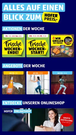 Seite 2 des Hofer Prospekts Aktuelle Angebote