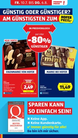 Seite 6 des Hofer Prospekts Aktuelle Angebote