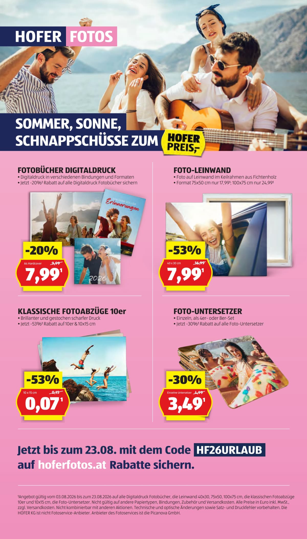 Seite 27 des Hofer Flugblatts – Aktuelle Angebote ab 23.08.2026.