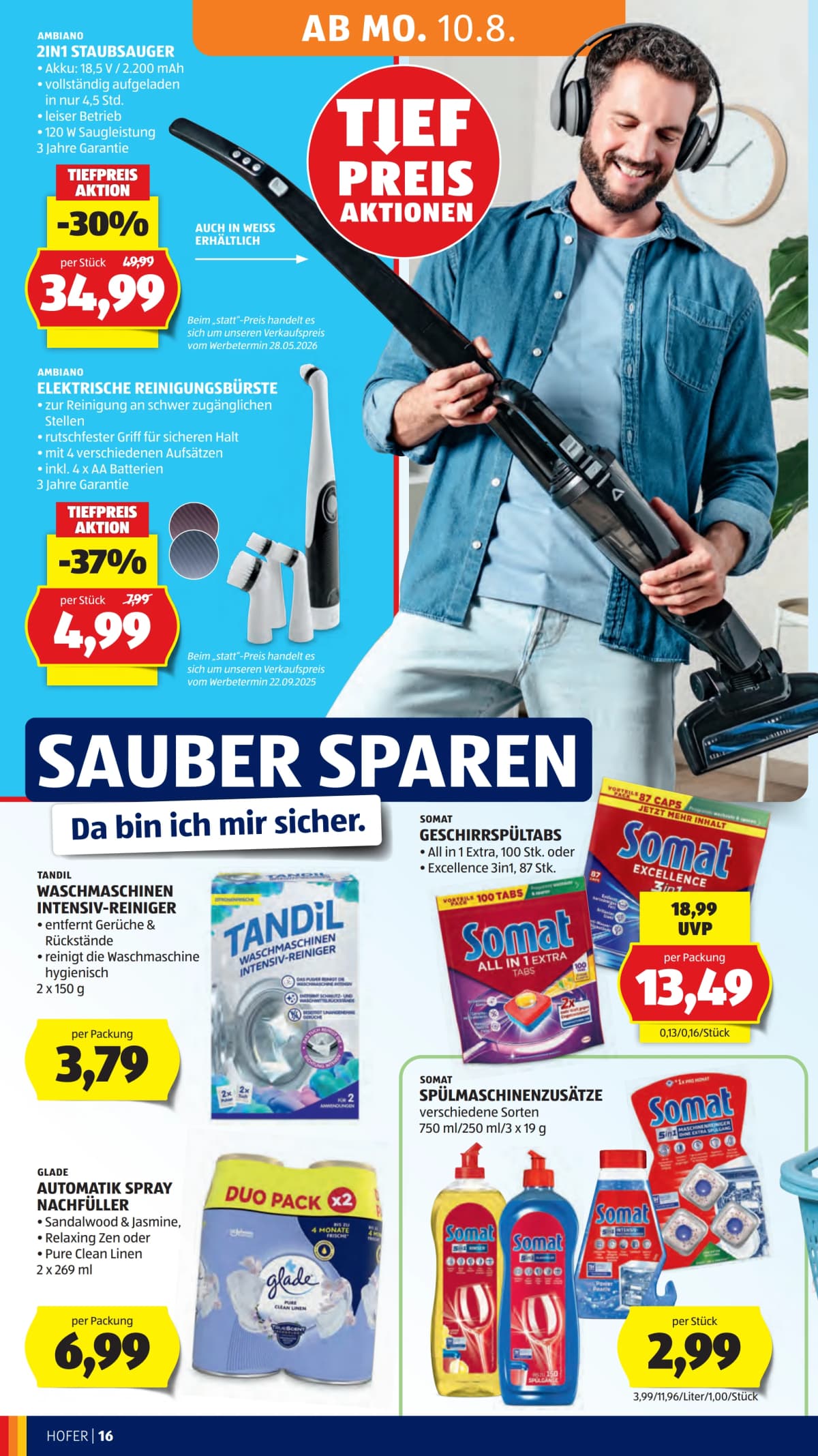 Seite 28 des Hofer Flugblatts – Aktuelle Angebote ab 23.08.2026.