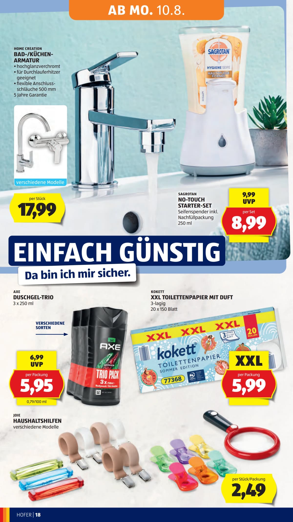 Seite 30 des Hofer Flugblatts – Aktuelle Angebote ab 23.08.2026.