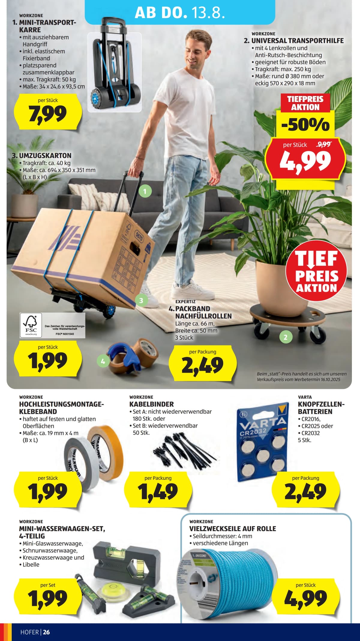 Seite 38 des Hofer Flugblatts – Aktuelle Angebote ab 23.08.2026.