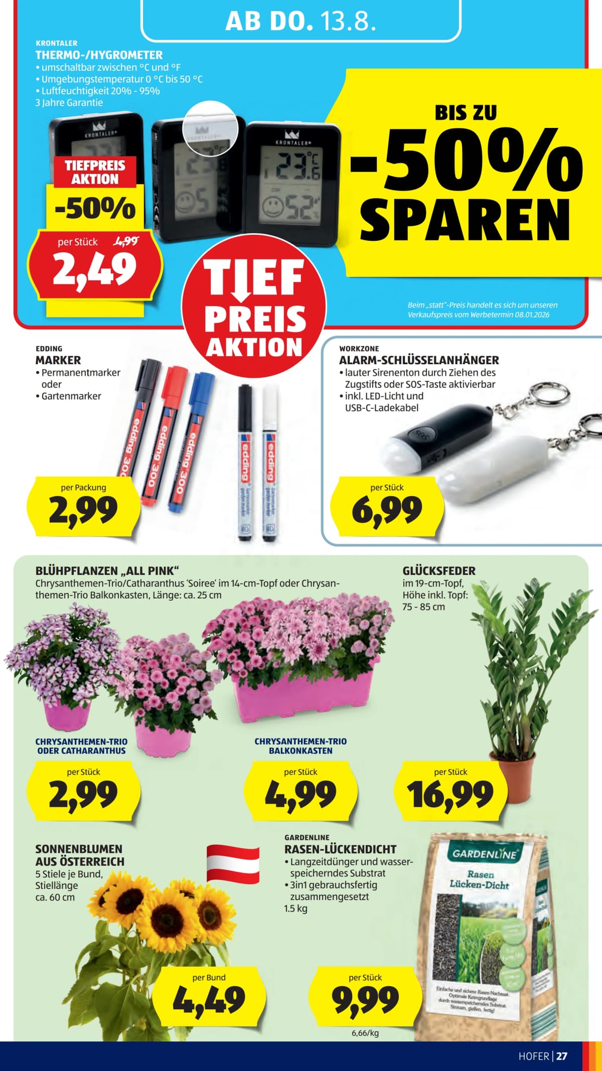 Seite 39 des Hofer Flugblatts – Aktuelle Angebote ab 23.08.2026.