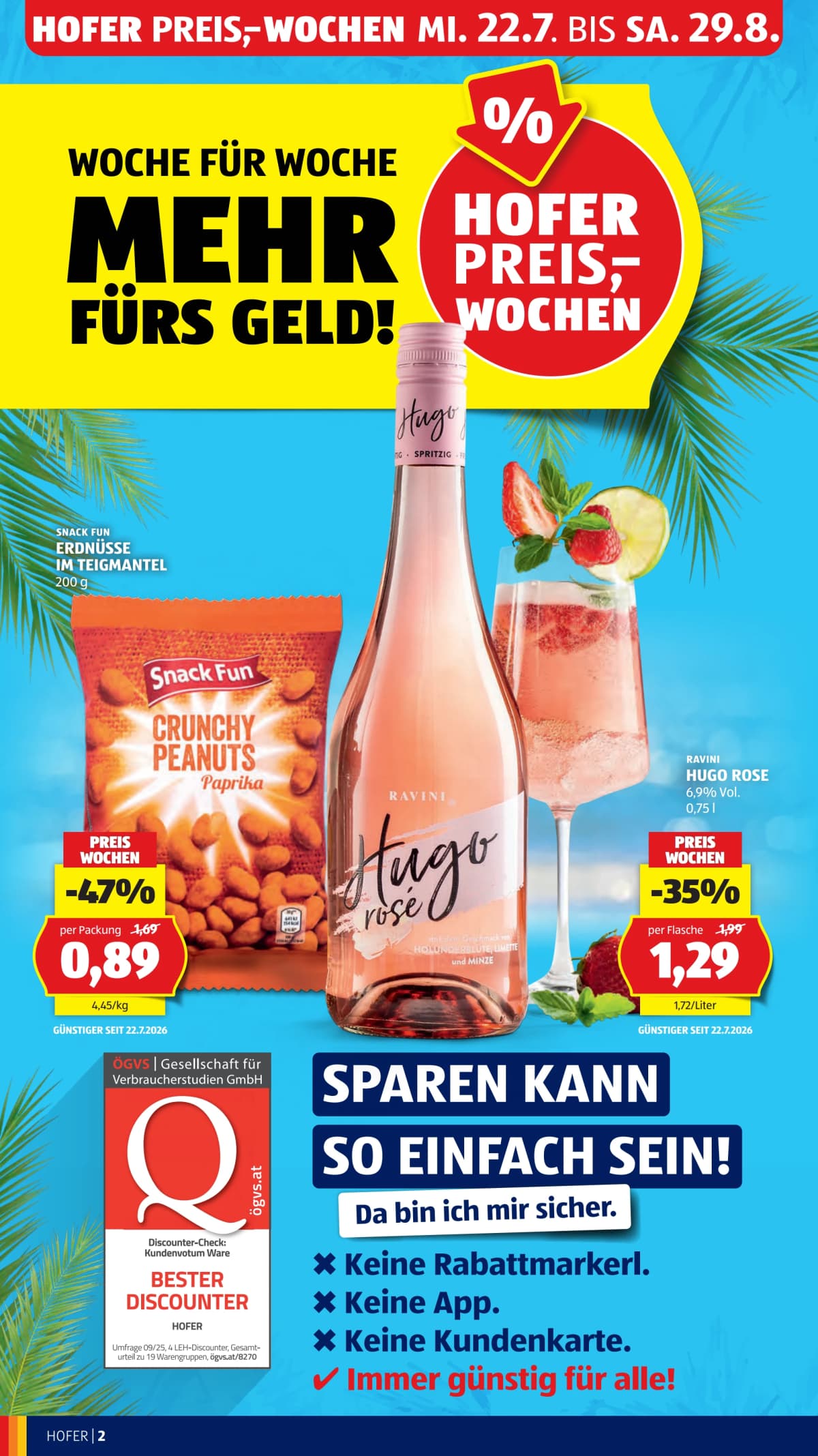 Seite 10 des Hofer Flugblatts – Aktuelle Angebote ab 23.08.2026.