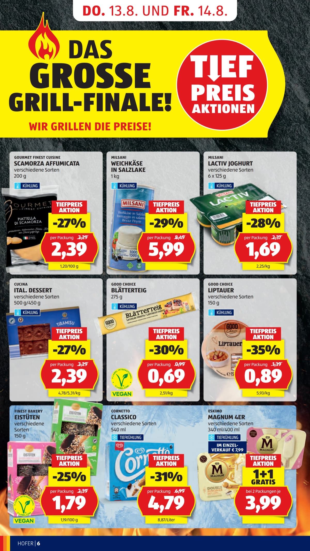 Seite 18 des Hofer Flugblatts – Aktuelle Angebote ab 23.08.2026.
