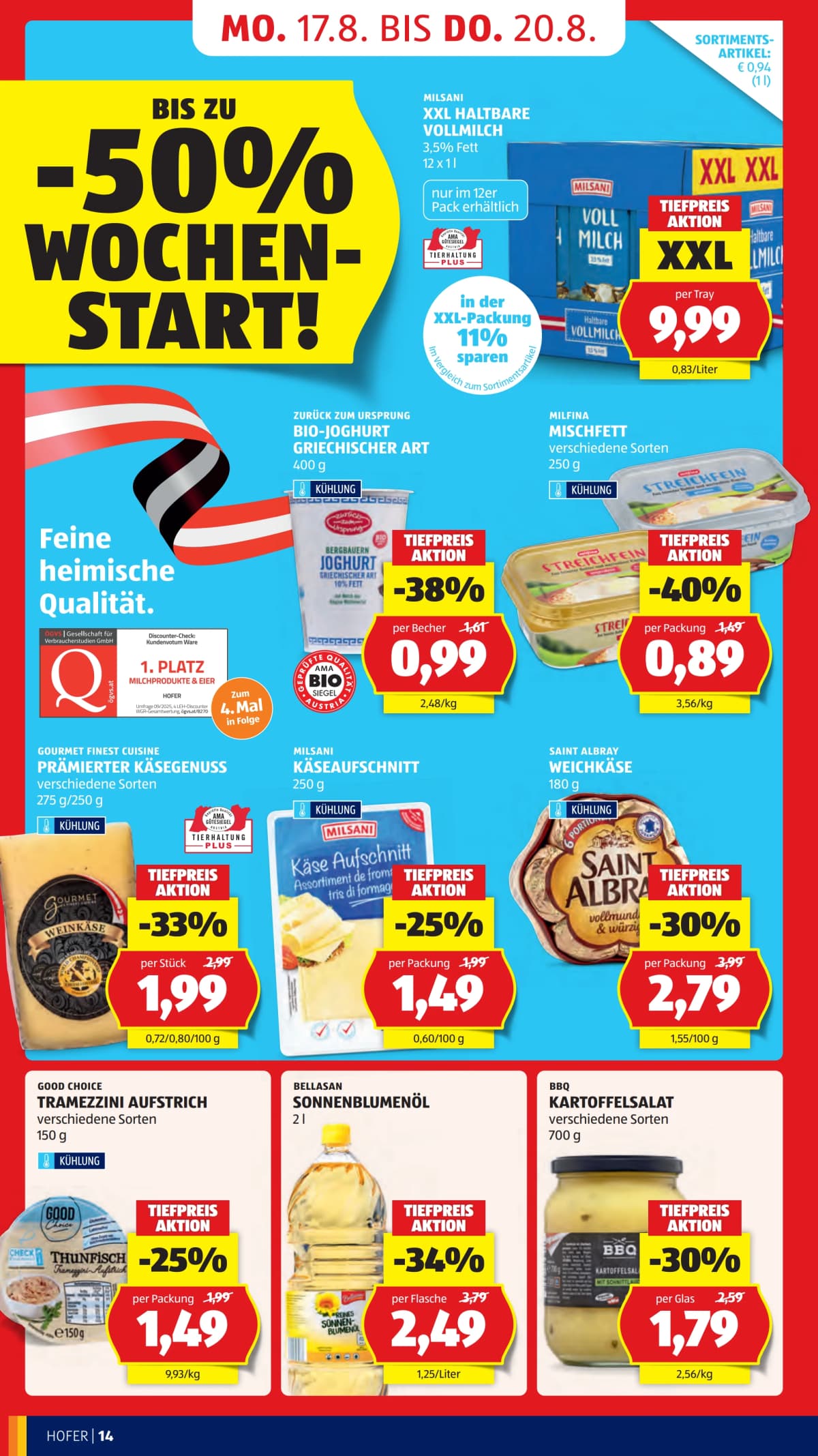 Seite 26 des Hofer Flugblatts – Aktuelle Angebote ab 23.08.2026.