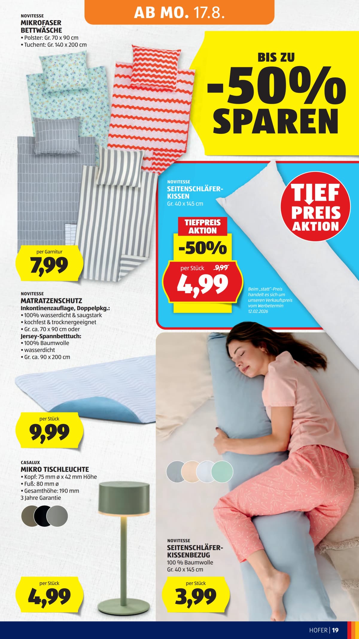 Seite 33 des Hofer Flugblatts – Aktuelle Angebote ab 23.08.2026.