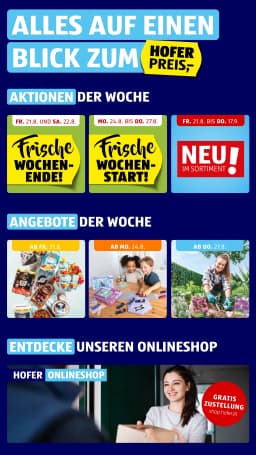 Seite 2 des Hofer Prospekts Aktuelle Angebote