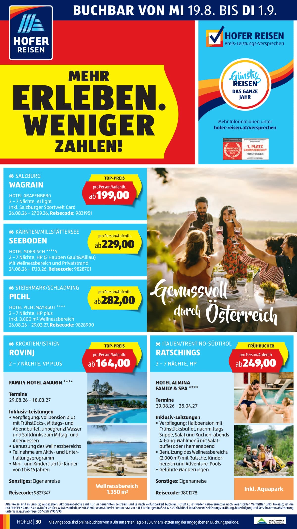 Seite 42 des Hofer Flugblatts – Aktuelle Angebote ab 23.08.2026.