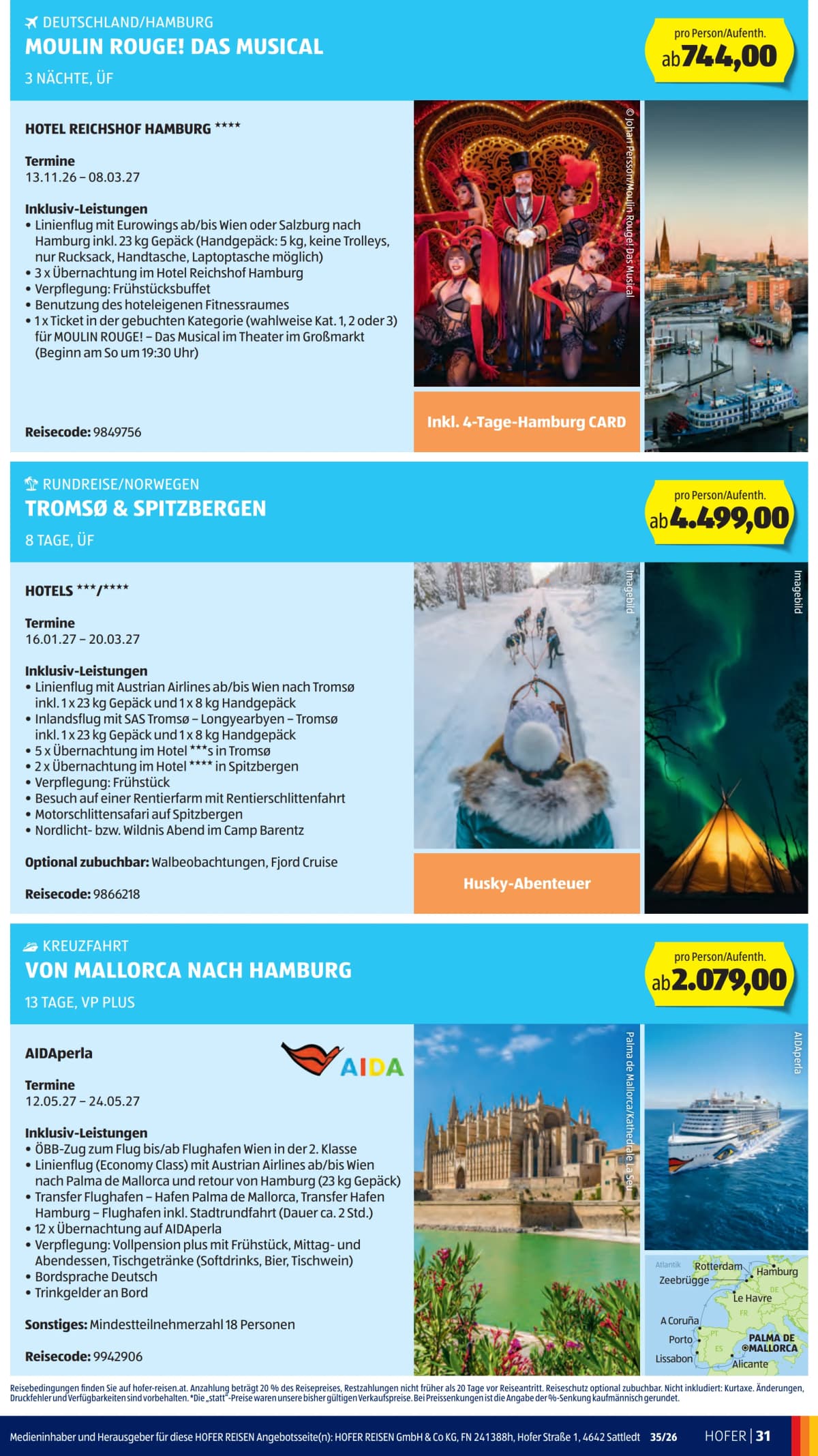 Seite 43 des Hofer Flugblatts – Aktuelle Angebote ab 23.08.2026.
