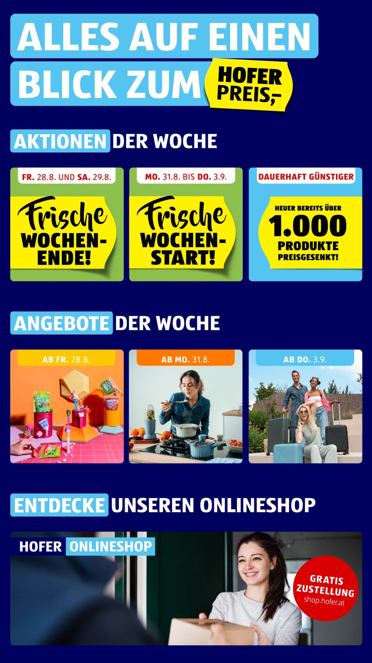 Seite 2 des Hofer Flugblatts – Aktuelle Angebote ab 08.09.2026.