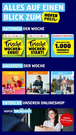 Seite 2 des Hofer Prospekts Aktuelle Angebote