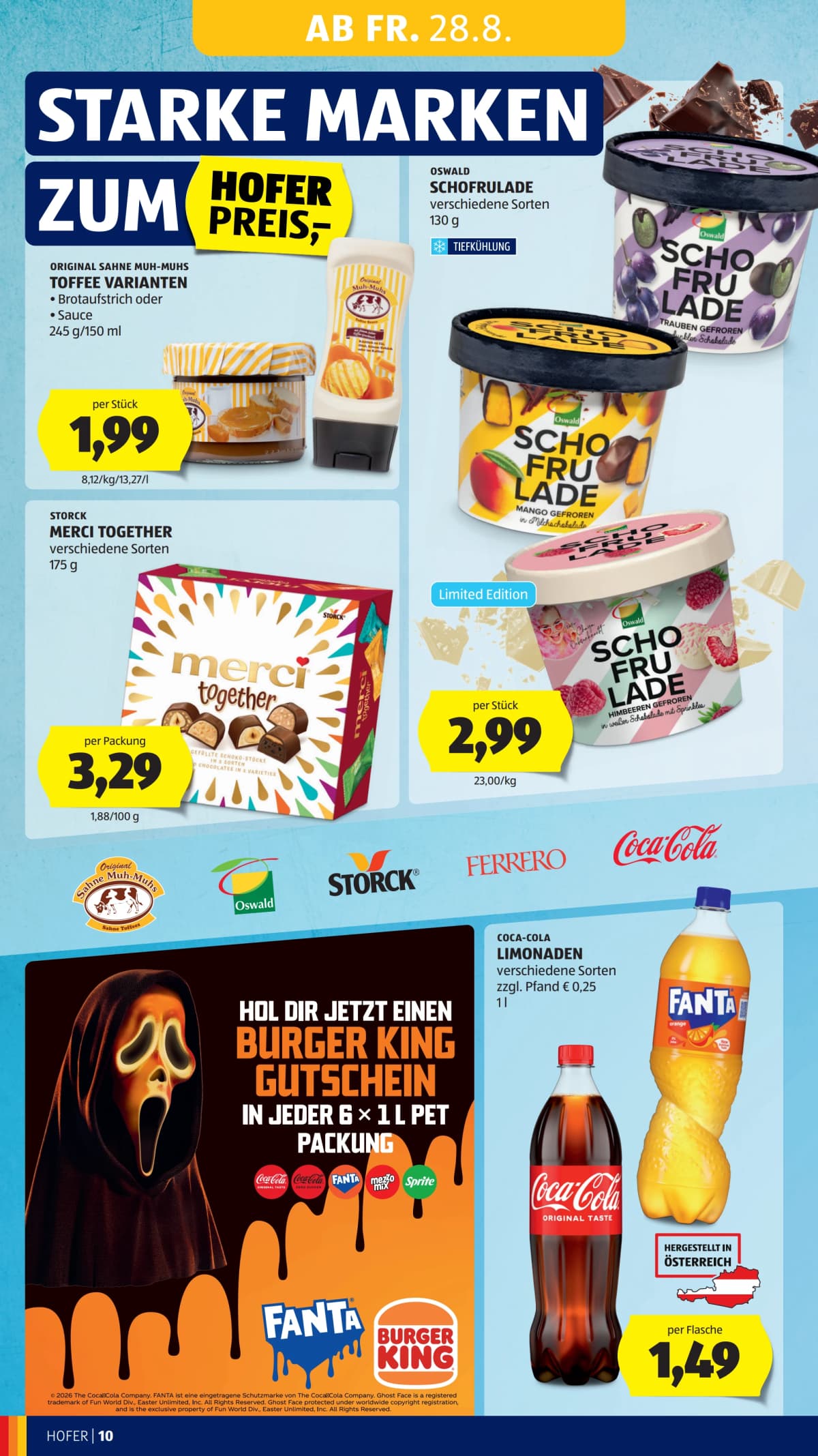 Seite 20 des Hofer Flugblatts – Aktuelle Angebote ab 08.09.2026.