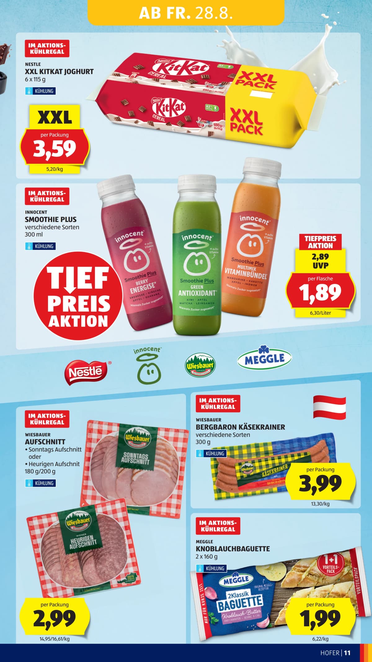 Seite 21 des Hofer Flugblatts – Aktuelle Angebote ab 08.09.2026.