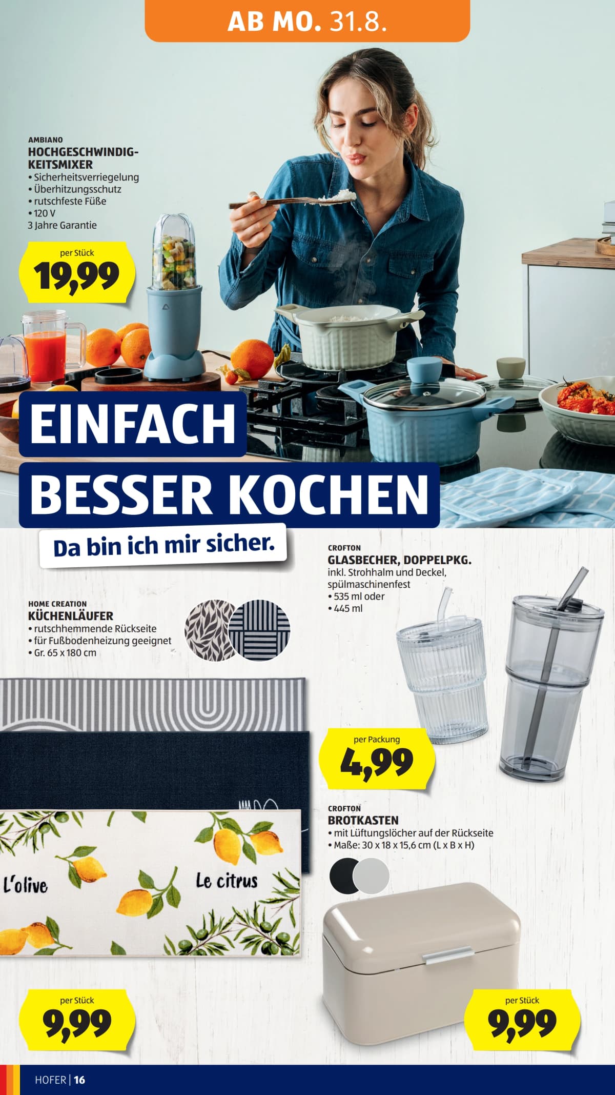 Seite 28 des Hofer Flugblatts – Aktuelle Angebote ab 08.09.2026.