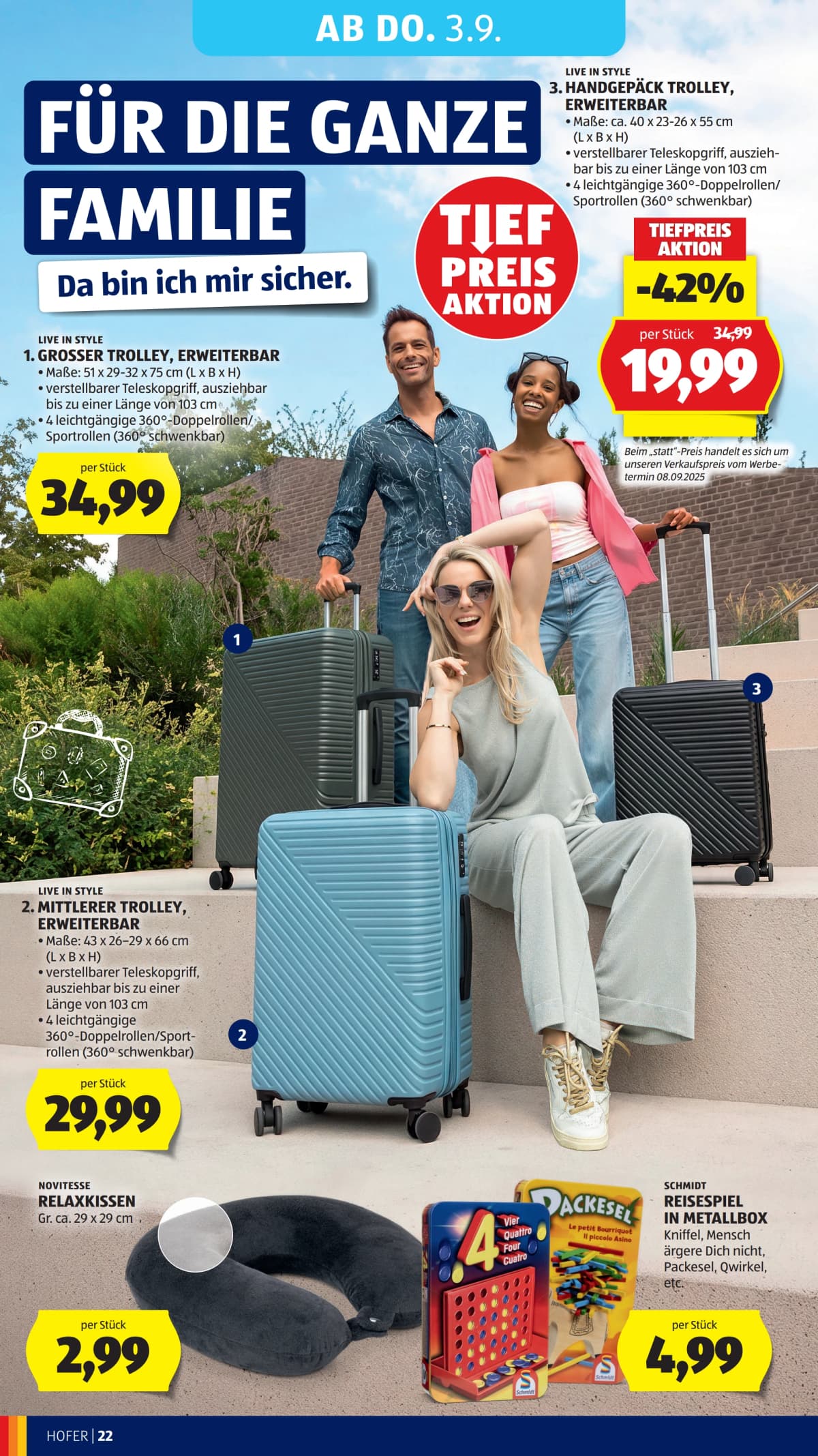 Seite 34 des Hofer Flugblatts – Aktuelle Angebote ab 08.09.2026.