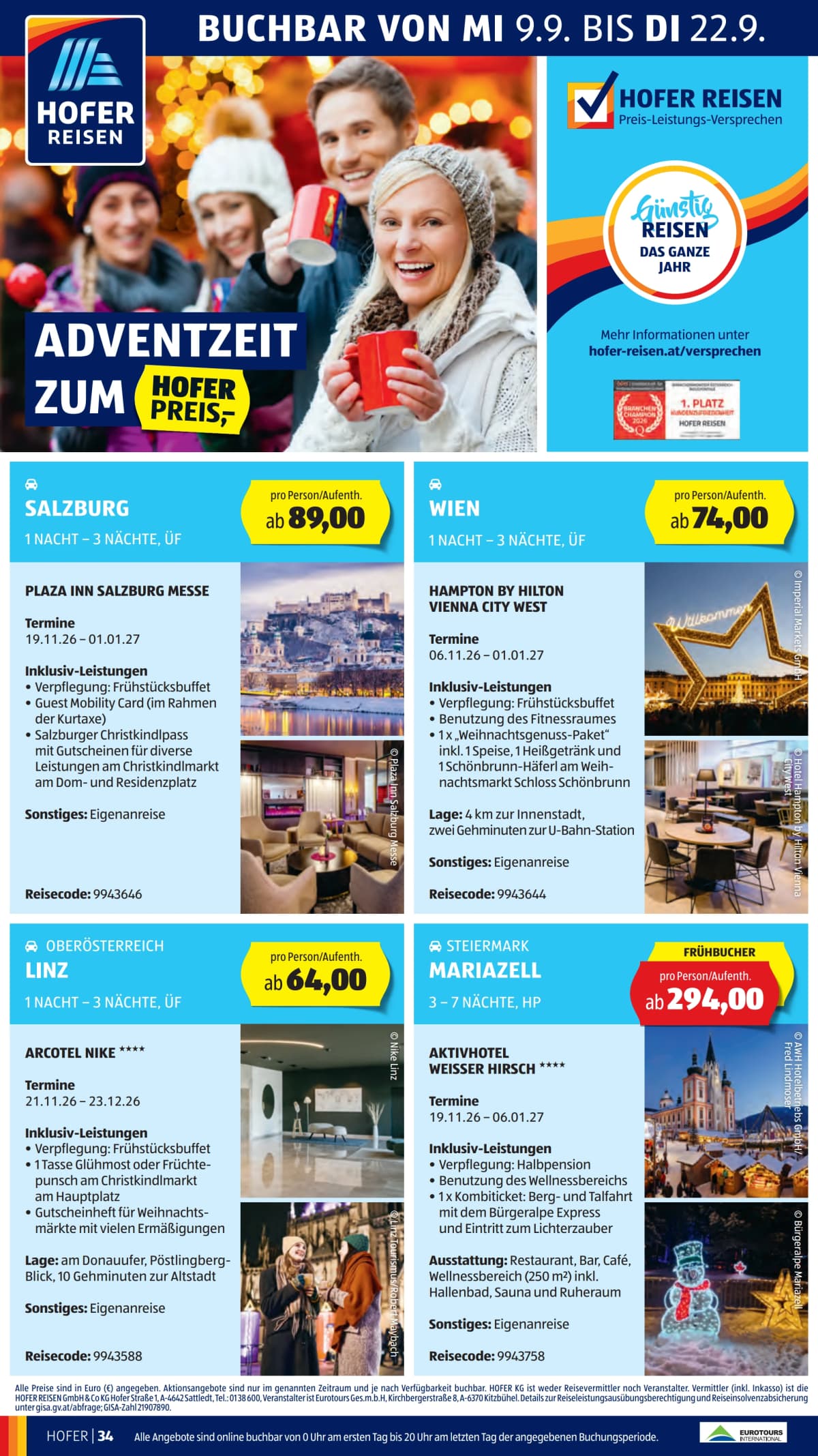 Seite 44 des Hofer Flugblatts – Aktuelle Angebote
