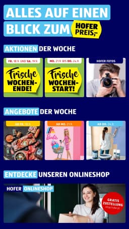 Seite 2 des Hofer Prospekts Aktuelle Angebote