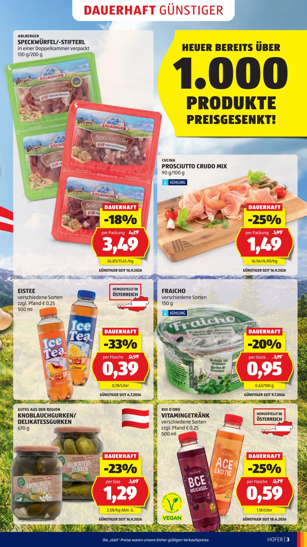 Seite 7 des Hofer Flugblatts – Aktuelle Angebote