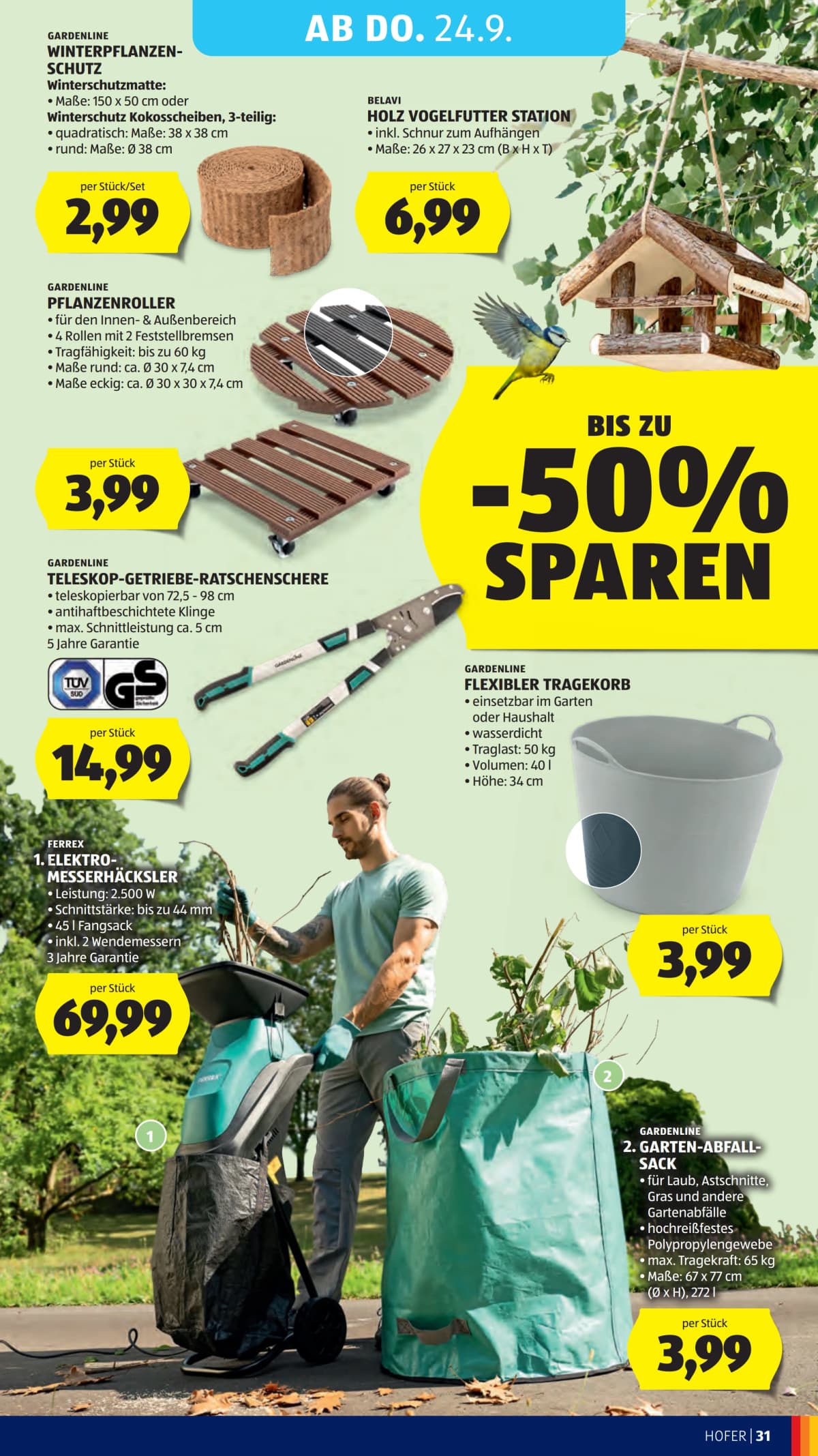 Seite 37 des Hofer Flugblatts – Aktuelle Angebote